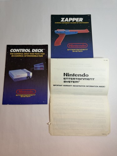 Nes control deck zapper - deck,